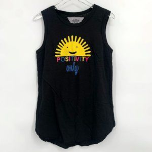 T2 Love Girls Black Tank Size 14